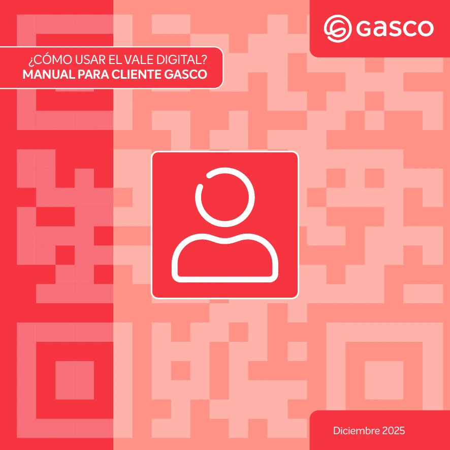 Portada del manual de vales digitales para clientes GASCO